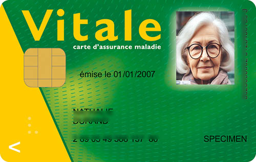carte vitale mise à jour par la pharmacie Balzac